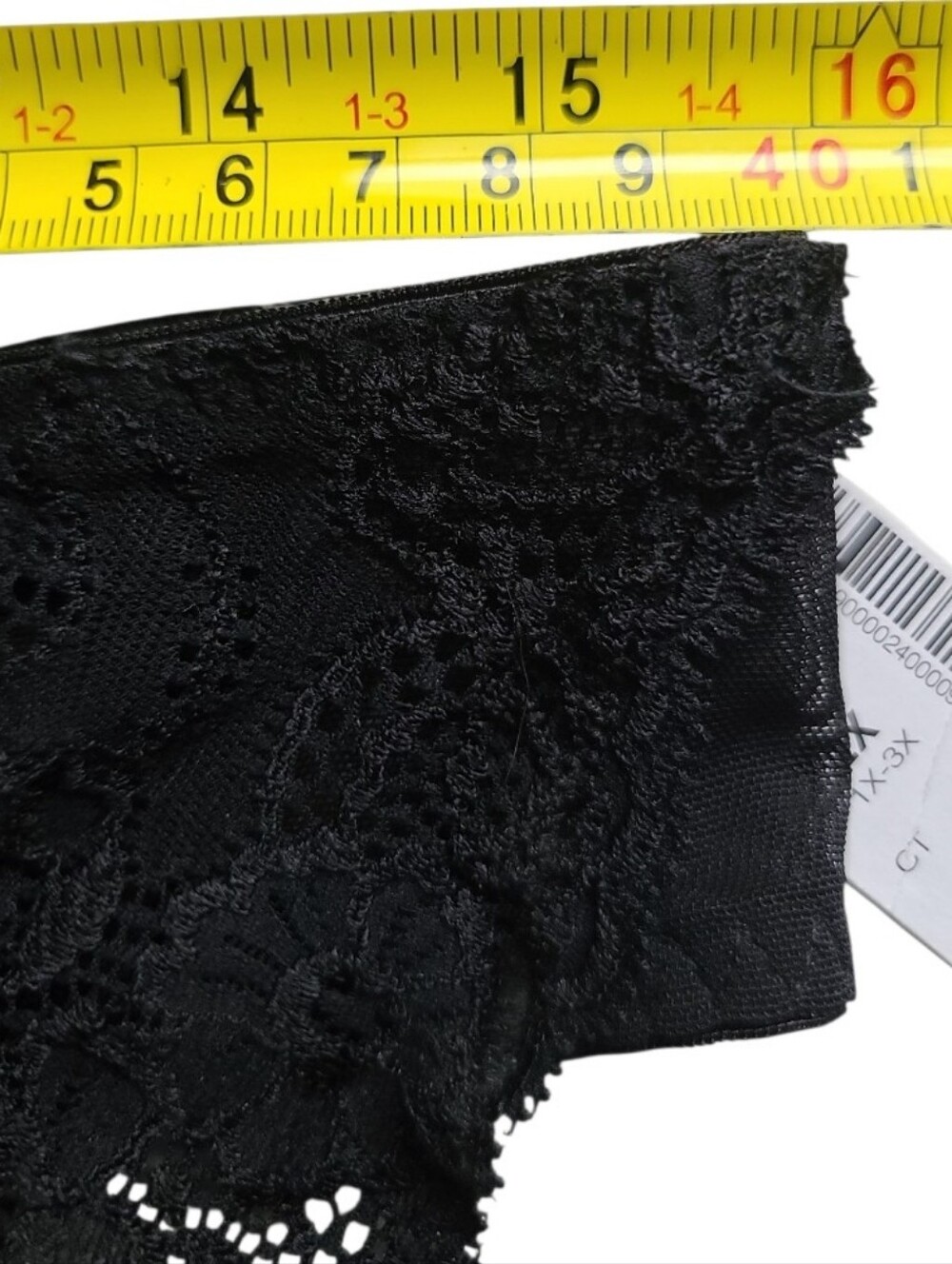🖤 NWT Addition Elle Plus Size Black Floral Lace Garter Belt (Size 2X) 🖤 - Picture 4 of 4